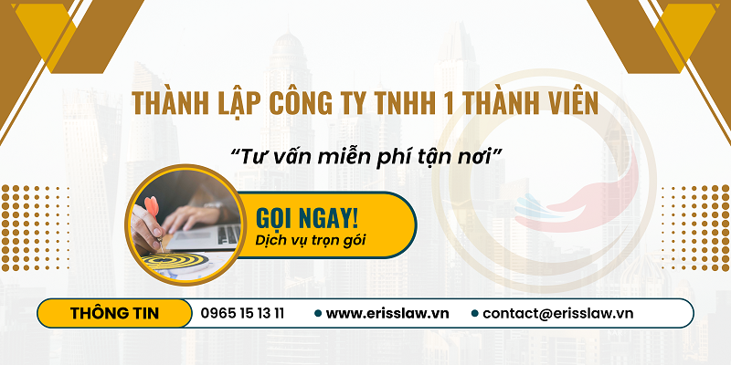 Đăng ký thành lập công ty TNHH một thành viên