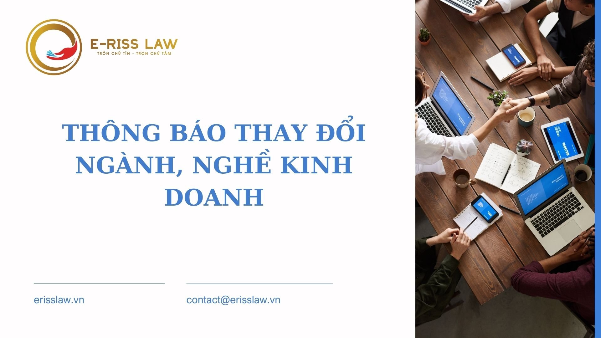 Thông báo thay đổi ngành nghề kinh doanh